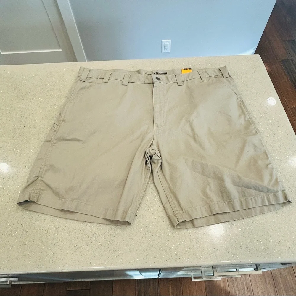 Carhartt Men’s Rugged Flex Relaxed Fit‎ Canvas Work Shorts, Tan, Size 44 - Picture 8 of 16